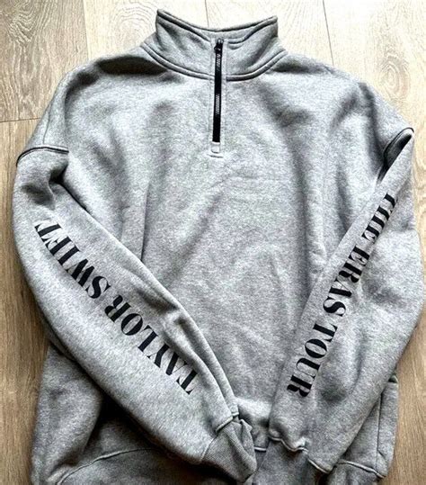 Find many great new & used options and get the best deals for Taylor Swift Eras Tour 2023! Grey Quarter Zip Eras Merch - Size Medium at the best online prices at eBay! Free shipping for many products!